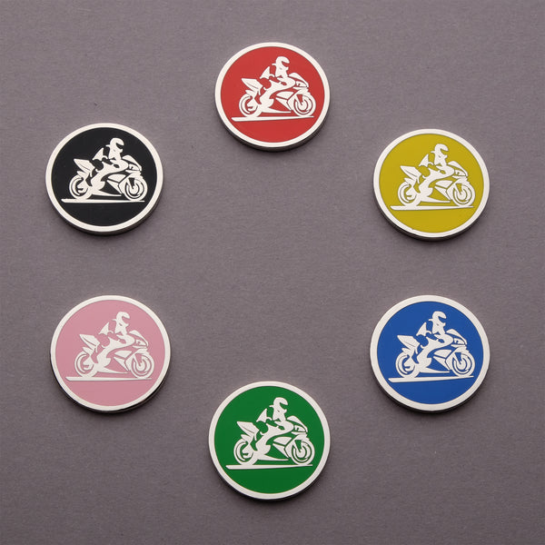 Motivmünze I Motorradfahrer
